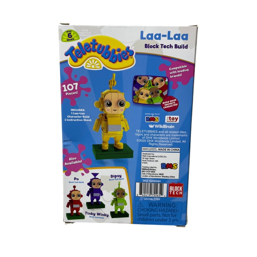 Teletubbies Laa-Laa Block Tech Build One Set by RMS NEW - Picture 3 of 4